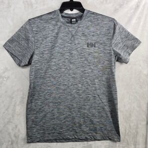 Helly Hansen HH‎ Mens Small Gray Active Training Running T Shirt Top